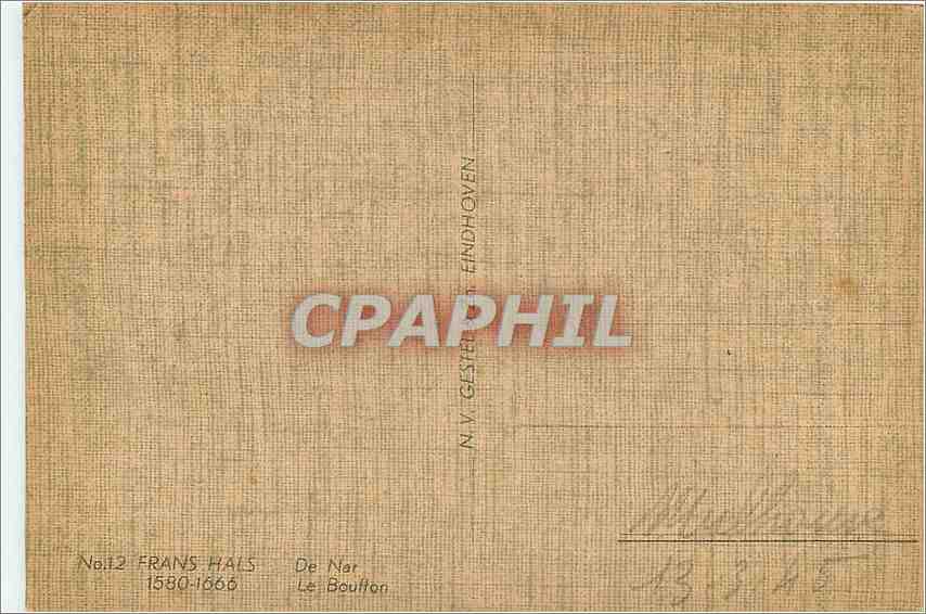CPA FRANSHALS 1580-1666 — Verso