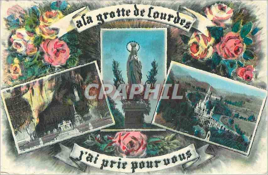 CPA Lourdes-La Grotte 