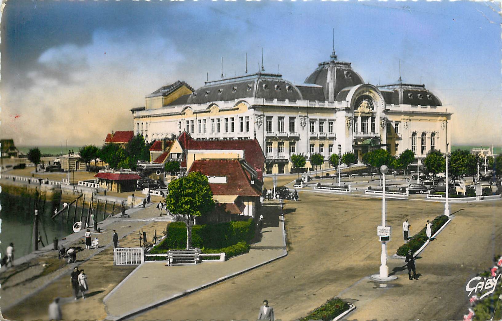 CPA TROUVILLE-DEAUVILLE(CALVADOS)Le Casino