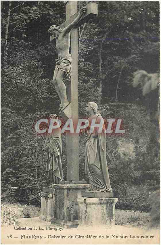 CPA Flavigny(-Calvaire du Cimetiere de la Maison Lacordaire