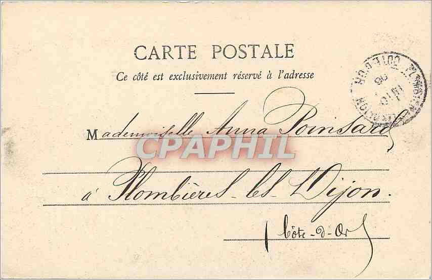 Avallon - Vue prise des Alleux — Éditeur G. Tourruan — Reverso