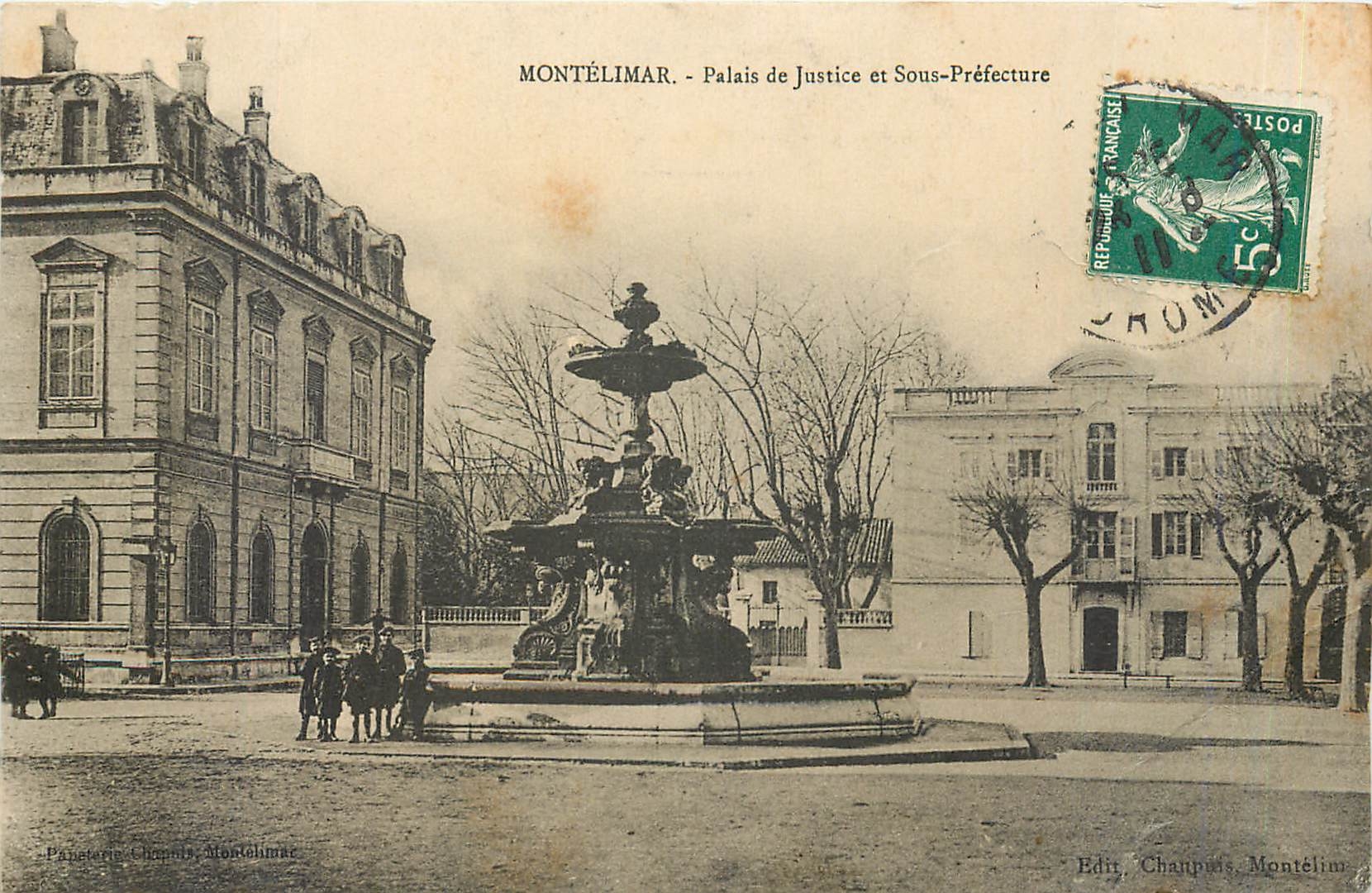 CPA MONTELIMAR-Palais de Justice et Sous-Prefecture