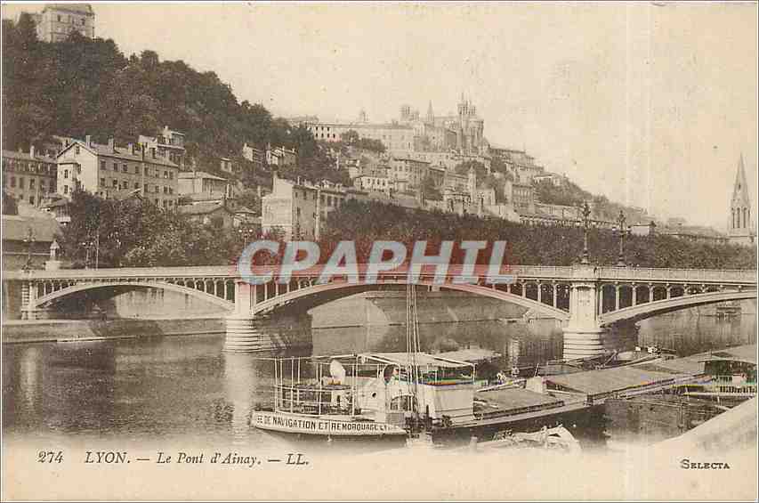 CPA LYON-Le Pont d'Ainay
