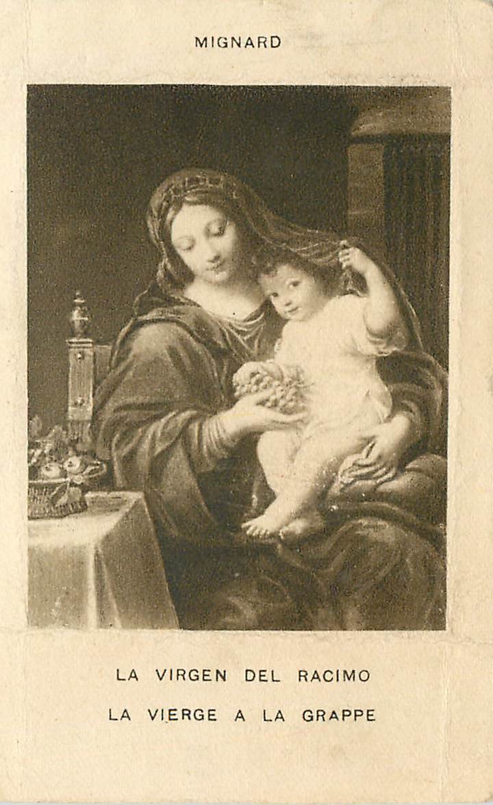 Image LA VIERGE A LA GRAPPE