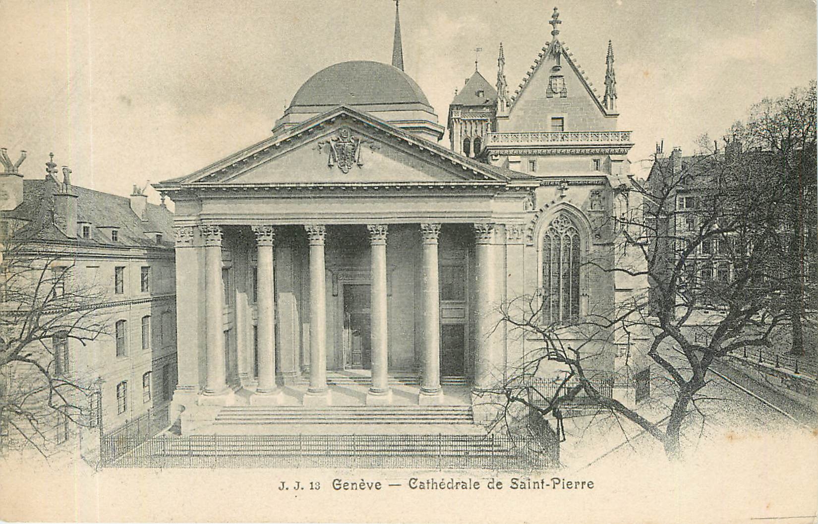 CPA Geneve-Cathedrale de Saint-pierre