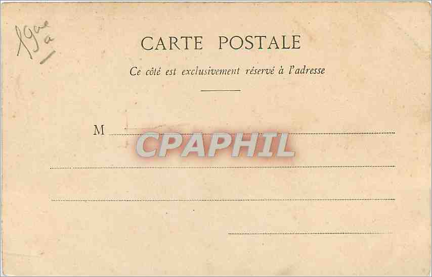 CPA PARIS-Buttes Chaumont-le lac — Rückseite