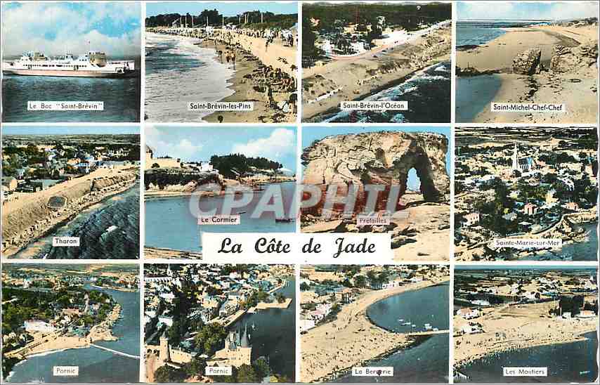 CPM La Cote de jade Le Bac Saint Brevin Pornic