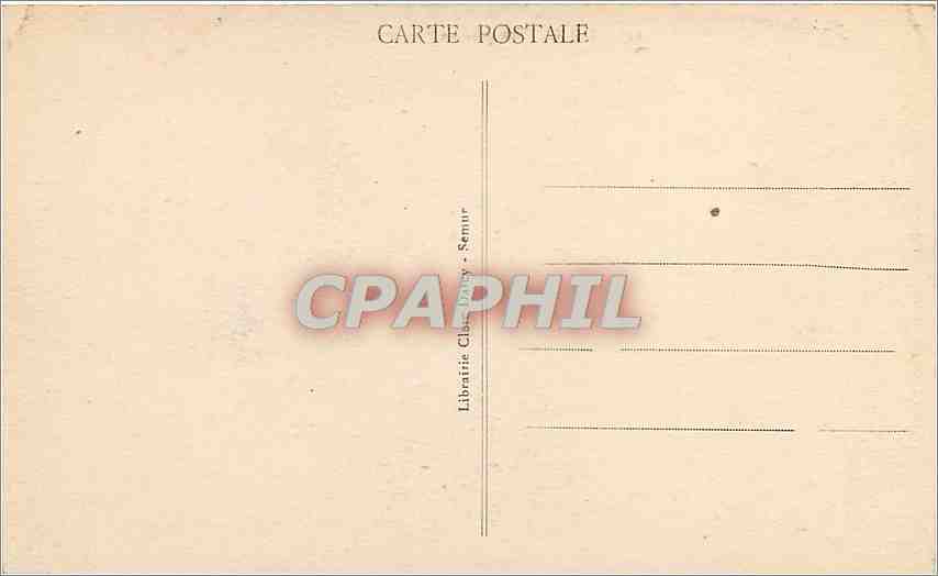 CPA SEMUR-Vue prise du Clocher de l'Eglise — Rückseite