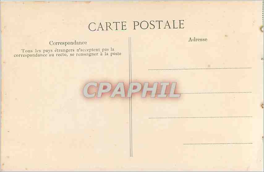 Palais de Fontainebleau – Salle du Conseil — Éditeur G. [D] n°17 — Rückseite