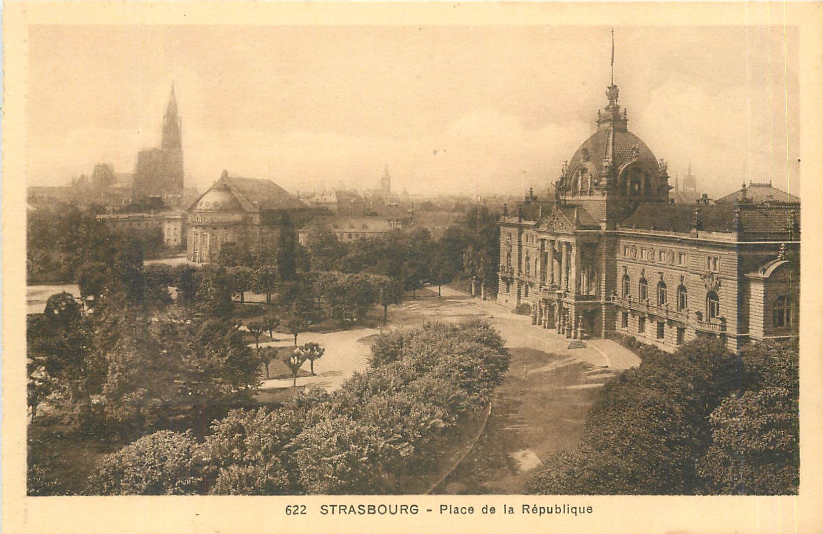 CPA STRASBOURG-Place de la Republique