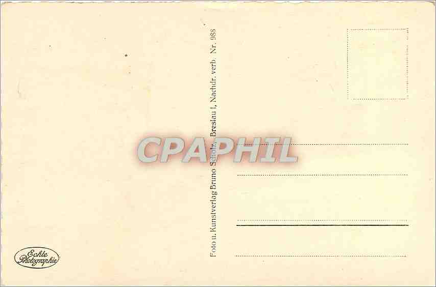 CPA BRESLAU — Rückseite