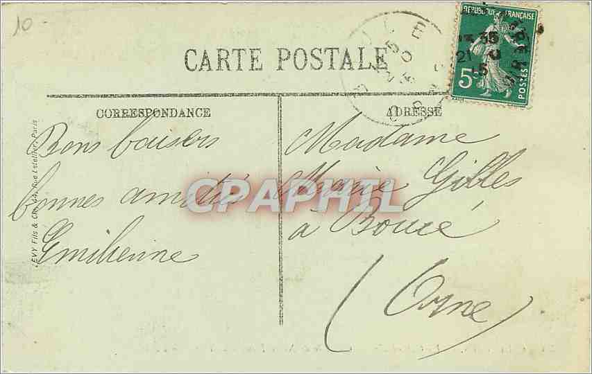 CPA CHARTRES(E.L)-La Cathedrale .Chapelle de Notre Dame sous Terre — Rückseite