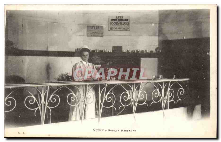 Vichy - Sources Mesdames - CPA 