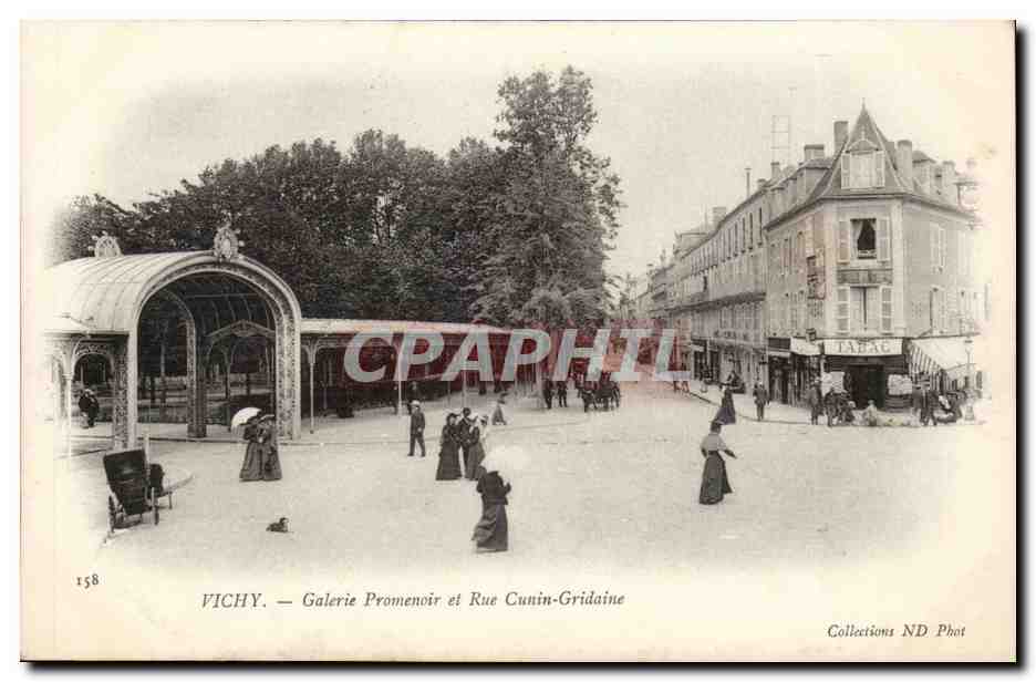 Vichy — Galerie Promenoir et Rue Cunin-Gridaine — Collections ND Phot