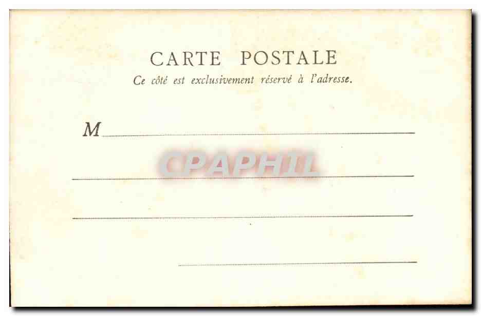Vichy - Casino - CPA  — Verso