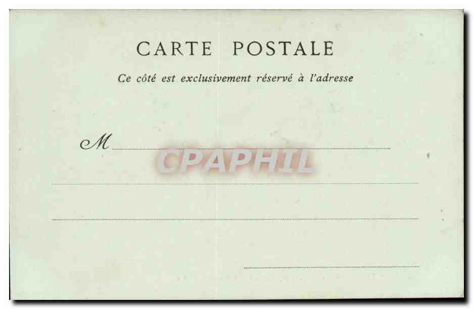 Vichy - Le Parc vue prise de la Terrasse du Casino - CPA  — Verso