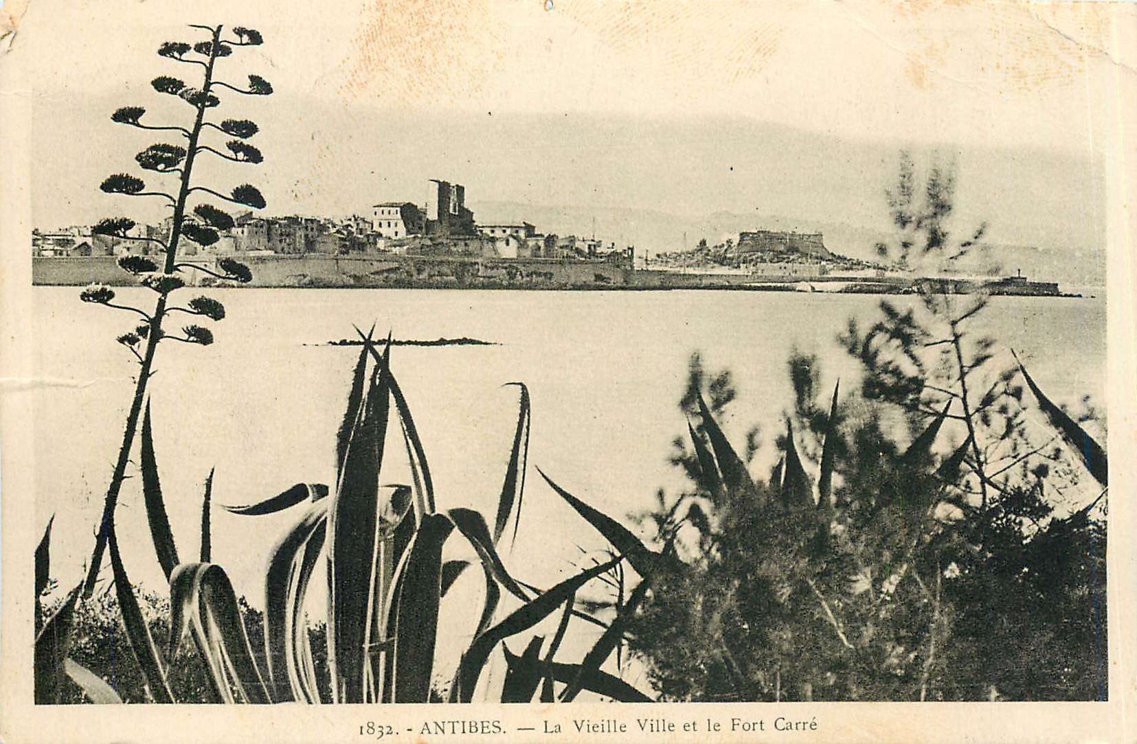 CPA Antibes La Vieille Ville et le Fort Carre 