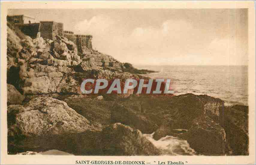 CPA Saint Georges de Didonne Les Eboulis 