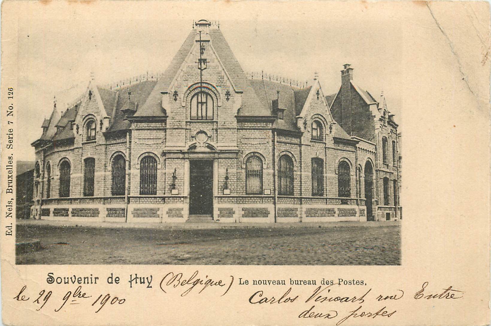 Huy (Belgique) — Le nouveau bureau des Postes — Ed. Nels, Bruxelles, N° 126