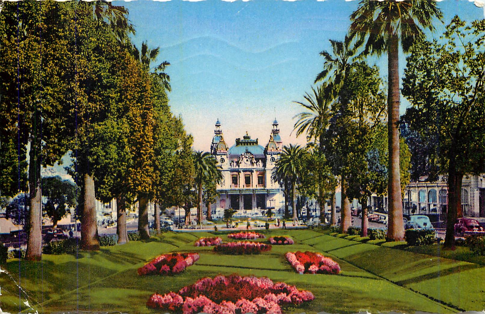 CPA Monte Carlo Le Casino et les Jardins 