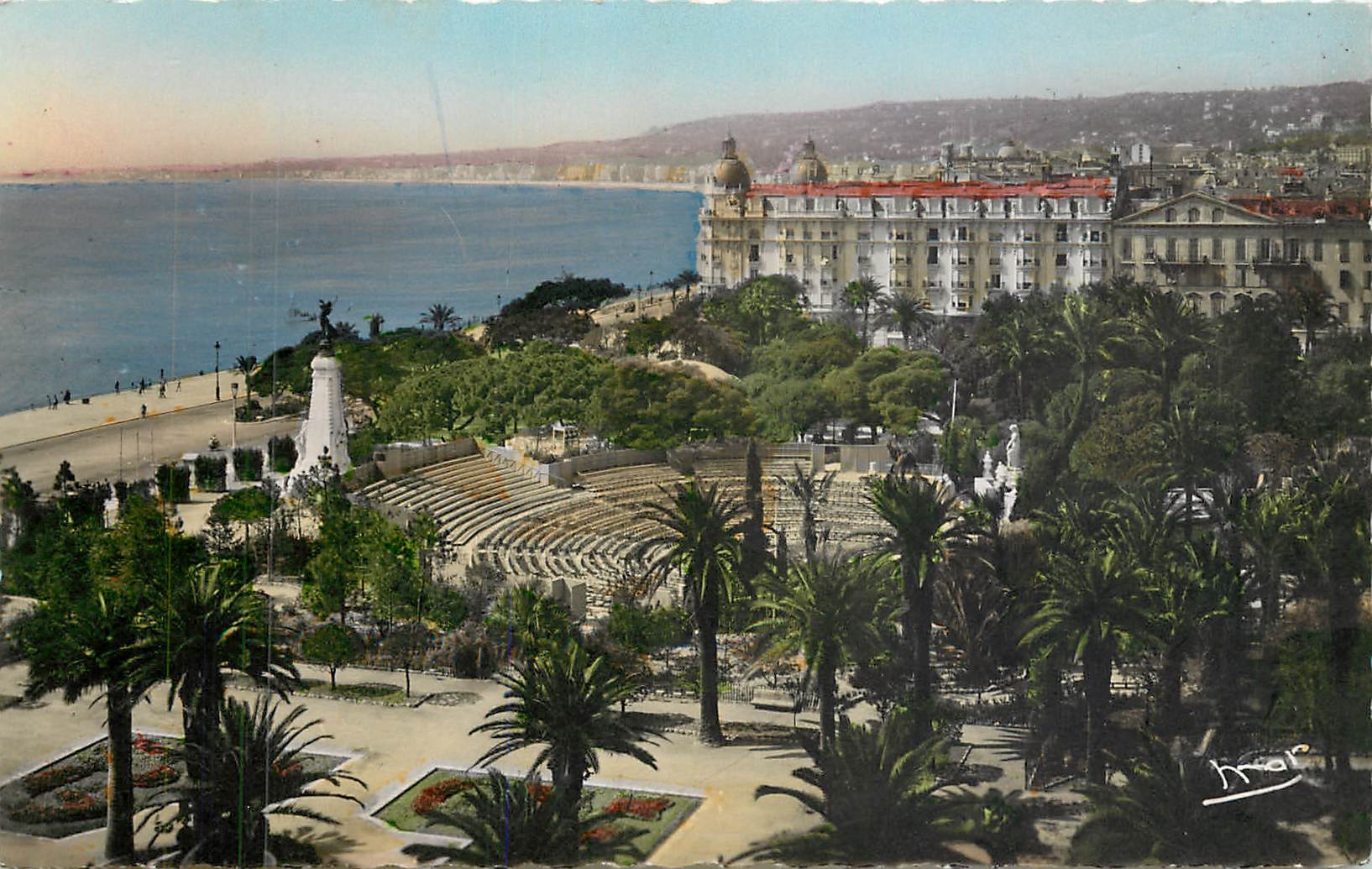 CPM Nice Le Jardin Albert 1er et le Theatre de Verdure 