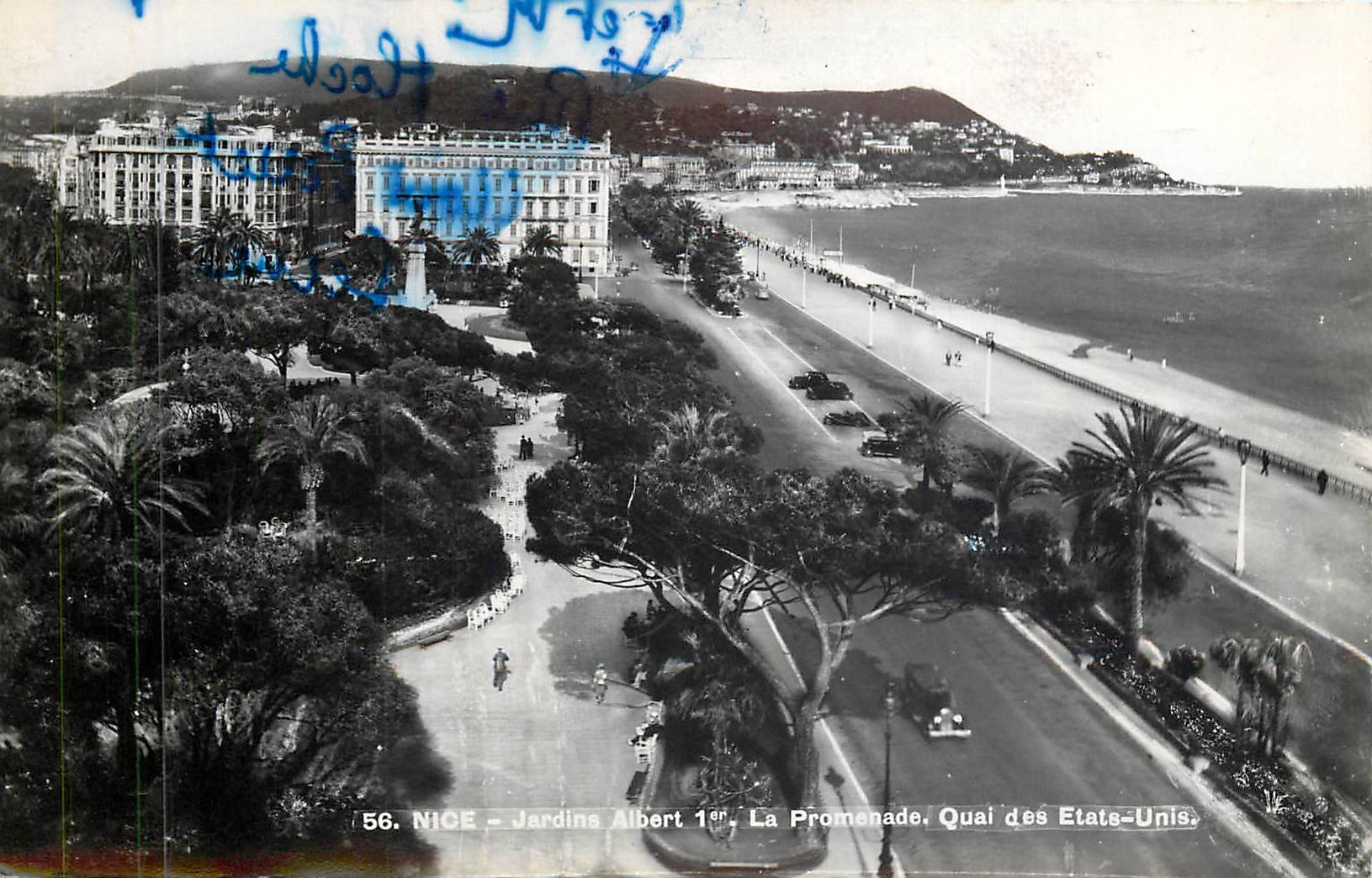 CPM Nice Jardins Albert Ier La Promenade Quai des Etats Unis 