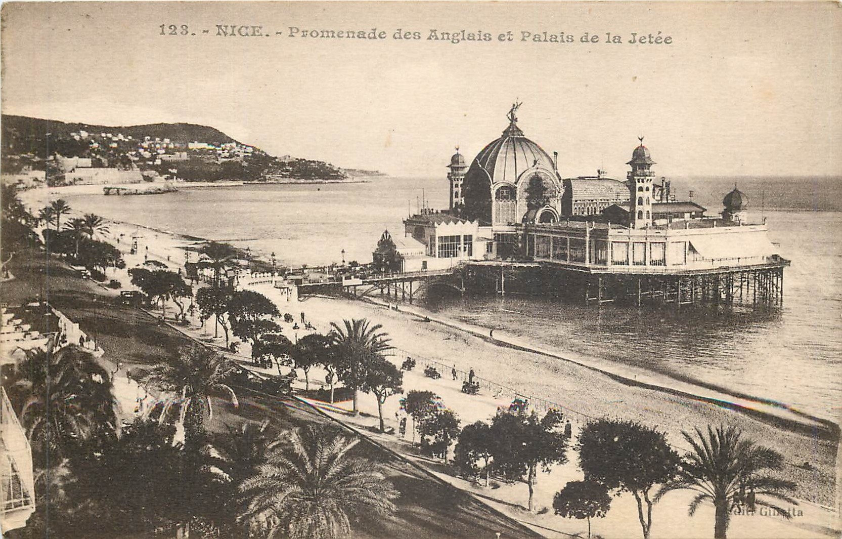 CPA Nice Promenade des Anglais et Palais de la Jetee 