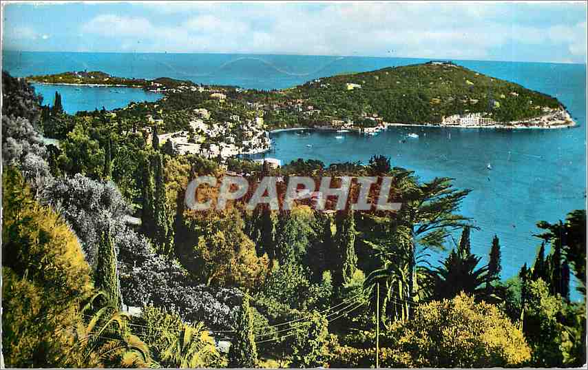 CPA La Cote d'Azur Villefranche sur Mer La Rade et le Cap Ferrat 
