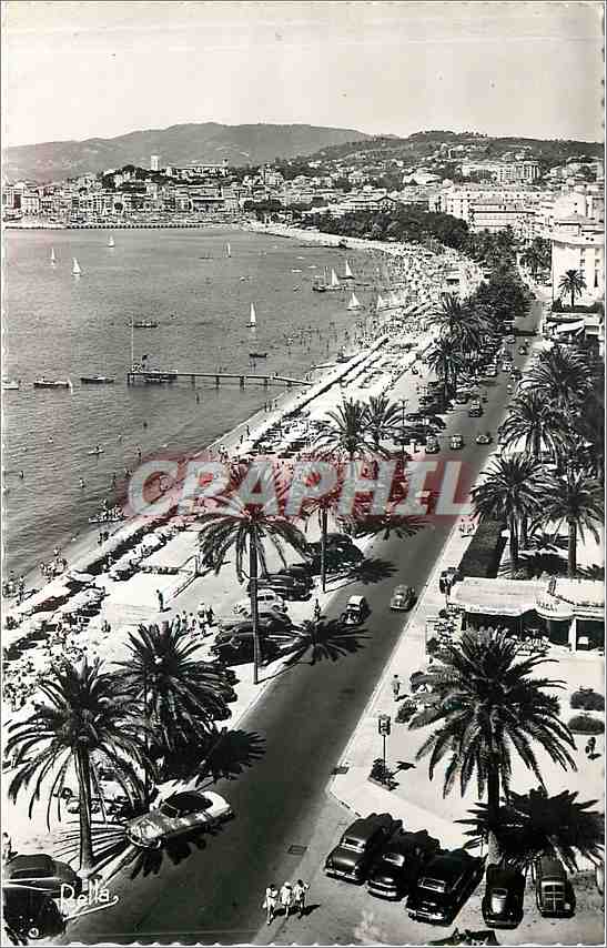 CPM Cannes Le Boulevard de la Croisette et le Suquet 