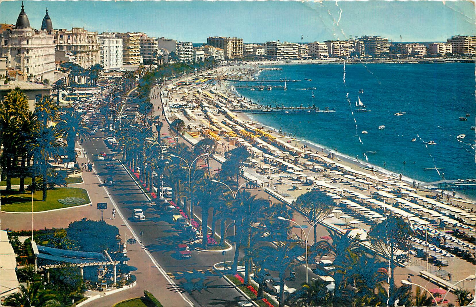 CPM Cannes AM La Croisette et ses Plages 