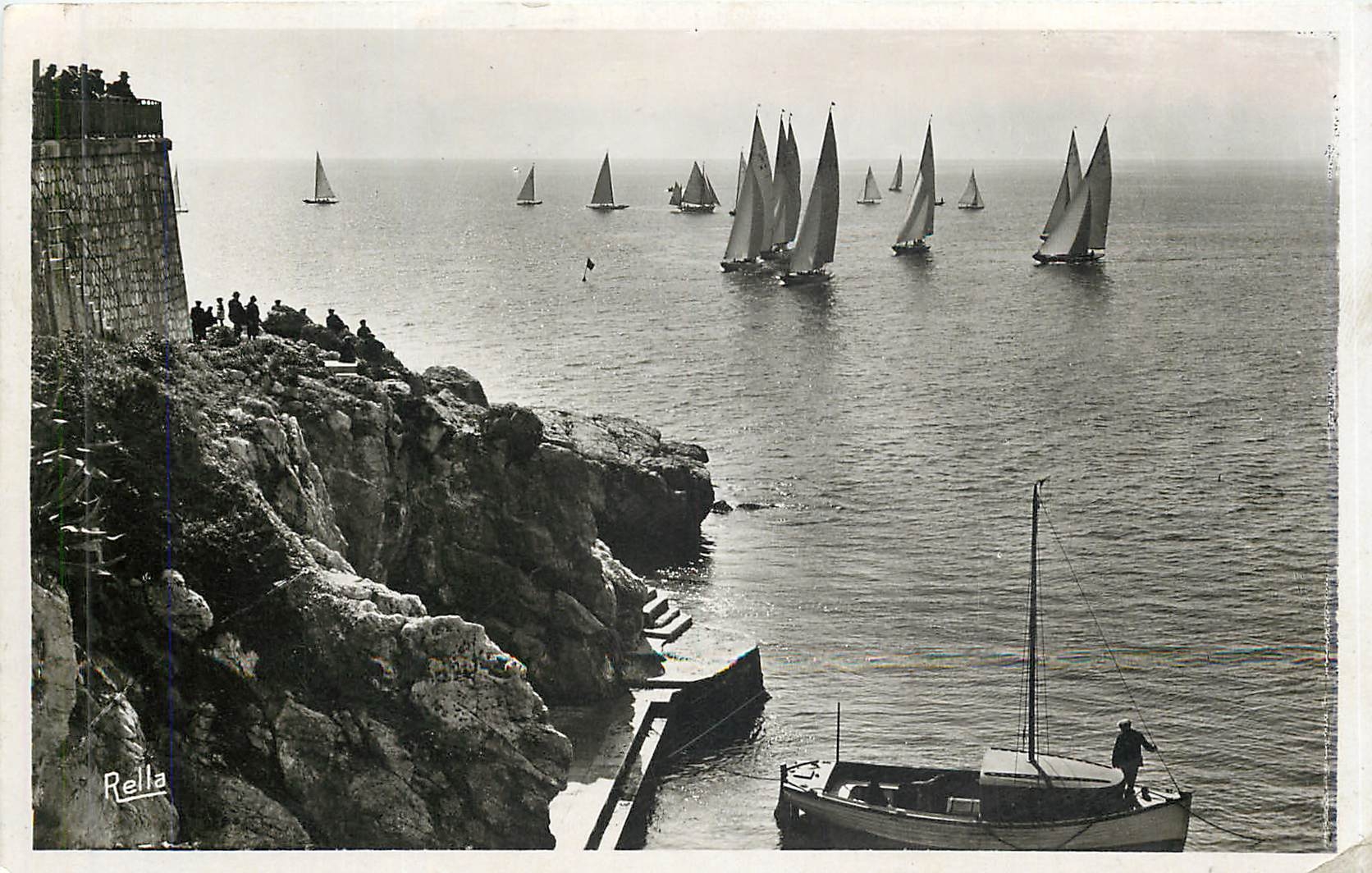 CPM Cote d'Azur Les Regates Bateaux
