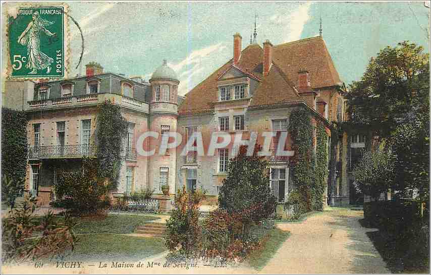 CPA Vichy La Maison de Mme de Sevigne 