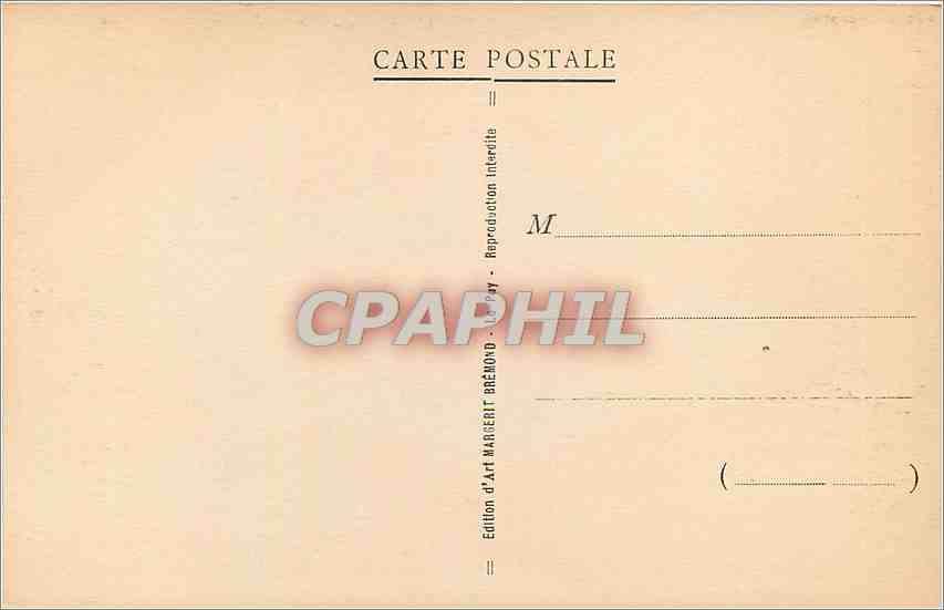 Le Château vu de la Route de Vernoux — Lamastre (Ardèche) — Édition d'Art Margerit-Brenond, n° 7751 — Rückseite