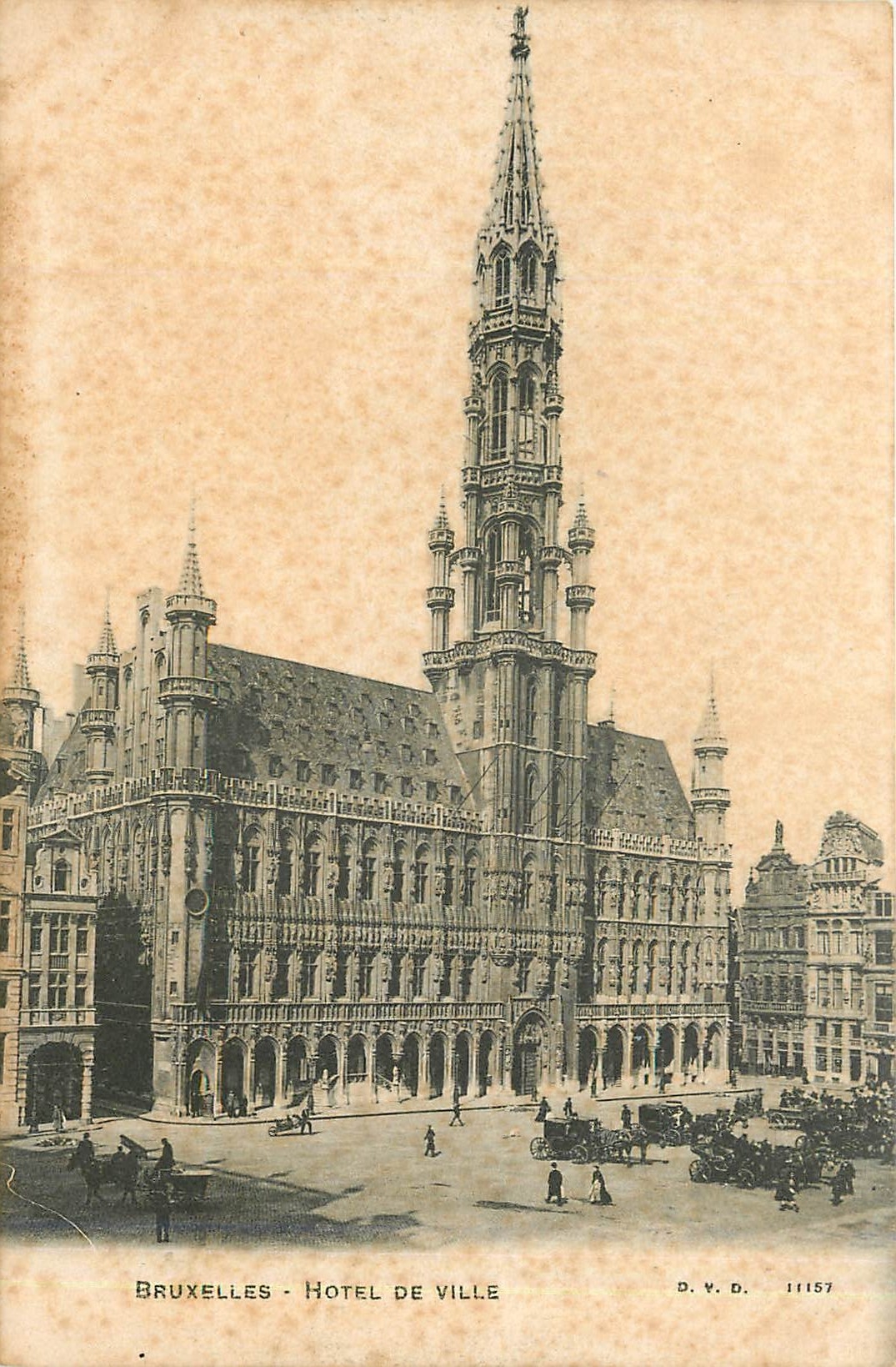 CPA Bruxelles Hotel de Ville 