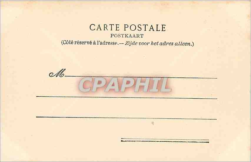 CPA Bruxelles L'Eglise Sainte Gudule  — Rückseite