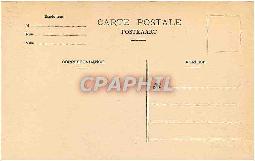 CPA Furnes Cheminee de la Salle a manger de l'hotel de la Noble Rose Lion — Rückseite