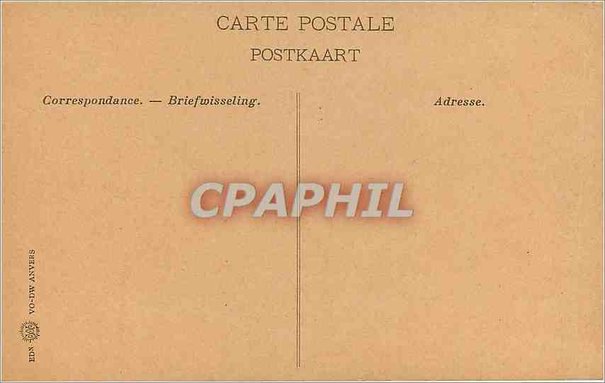 CPA Tournai Cathedrale le Porche  — Back