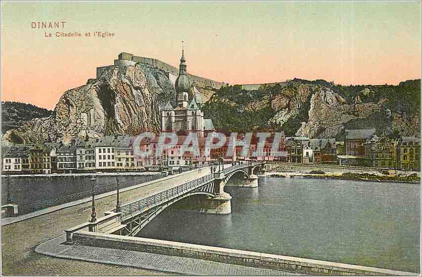 CPA Dinant La Citadelle et l'Eglise 