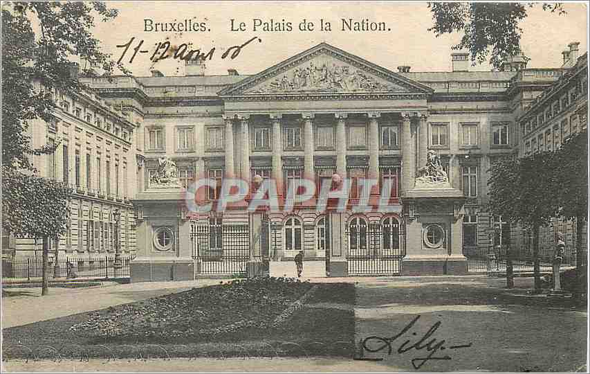 CPA Bruxelles Le Palais de la Nation 