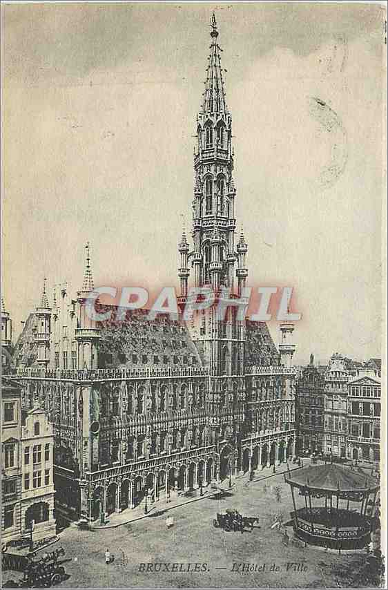 CPA Bruxelles L'Hotel de Ville 