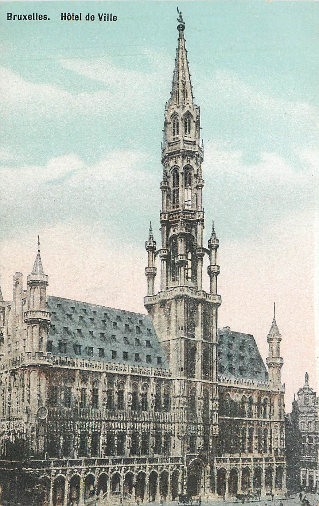 CPA Bruxelles Hotel de Ville 