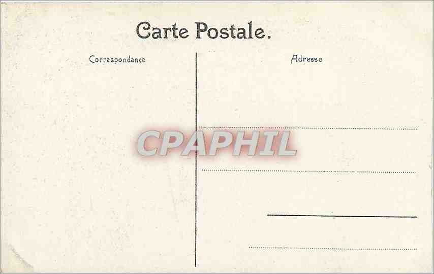 CPA Bruxelles Hotel de Ville  — Rückseite