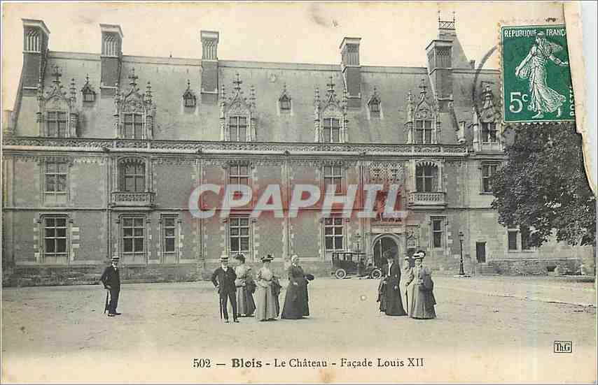 CPA Blois Le Chateau Facade Louis XII