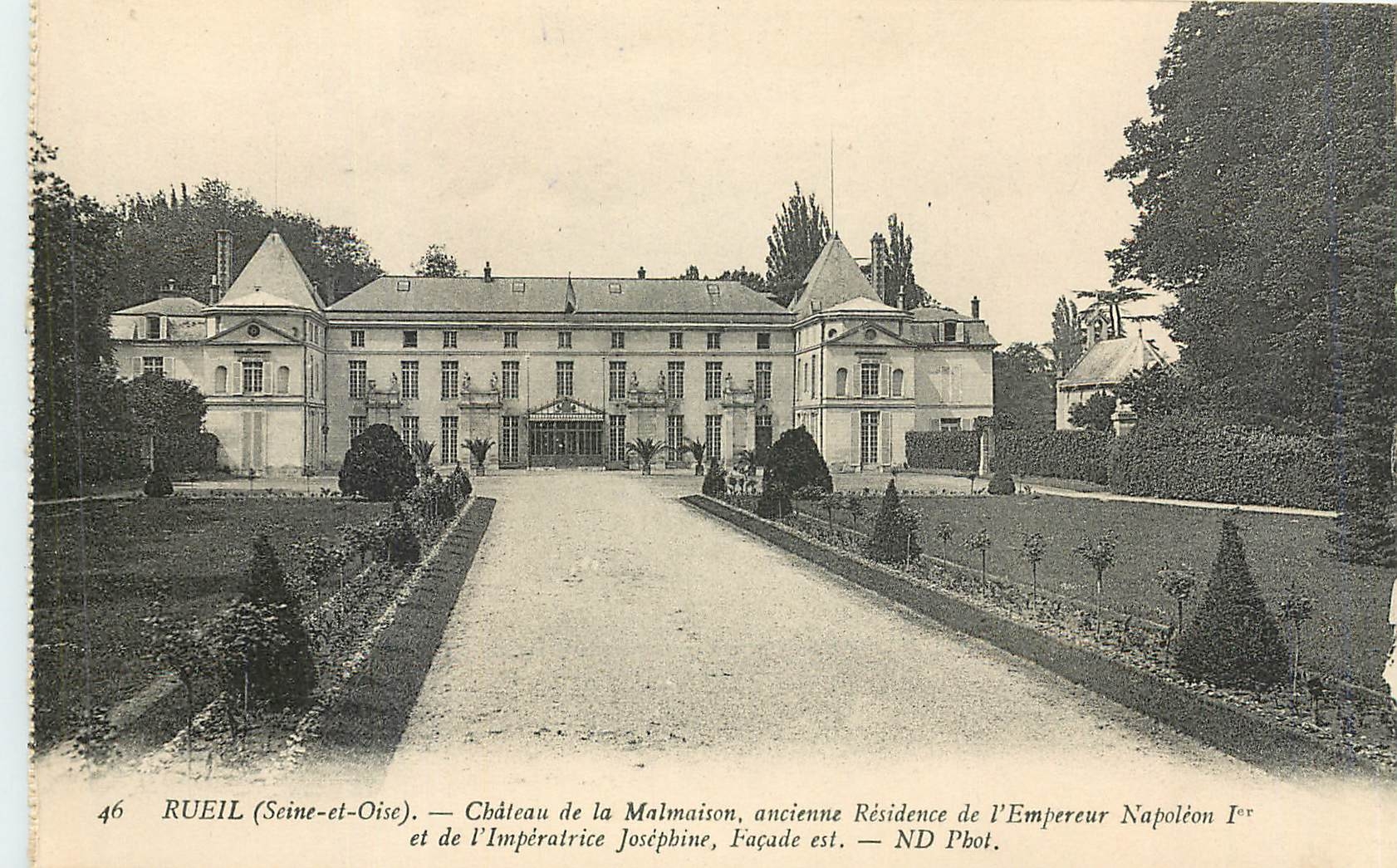 CPA Rueil Seine et Oise Chateau de la Malmaison ancienne Residence de l'Empereur Napoleon et de l'Im