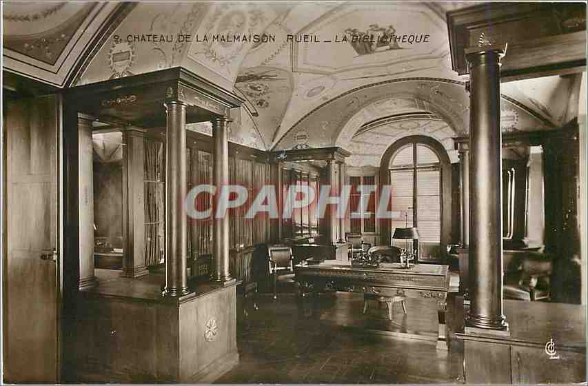 CPA Chateau de la Malmaison Rueil La Bibliotheque 