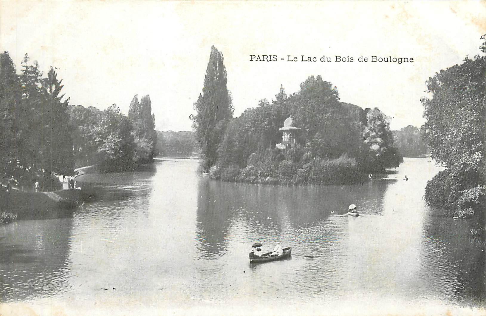 CPA Paris Le Lac du Bois de Boulogne 
