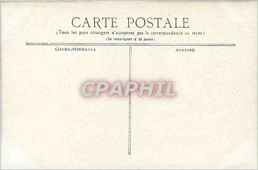 CPA Vichy Hall du Square de l'Hopital  — Verso