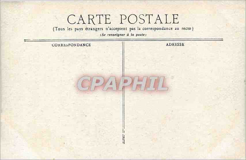 CPA Vichy Le Theatre  — Back