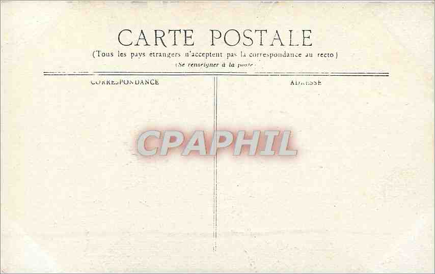 CPA Vichy Rue Porte France et Vieille Tour  — Rückseite