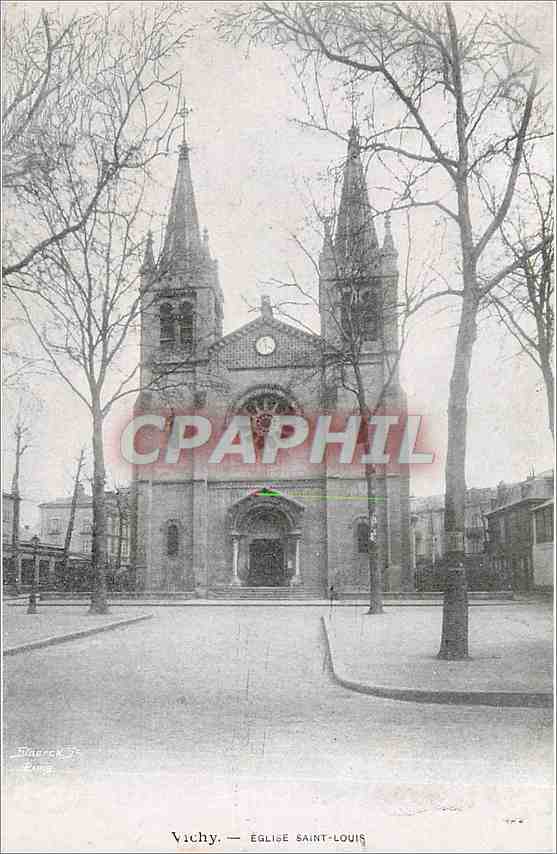 CPA Vichy Eglise Saint Louis 